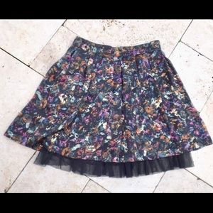 Jack high waisted short floral skirt - Size 6